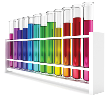 rainbow test tubes