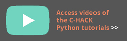 click here to access videos of c-hack python tutorials