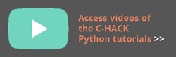 click here to access videos of c-hack python tutorials
