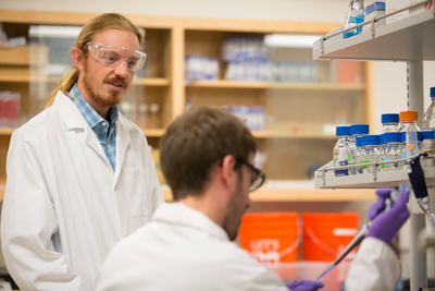 Prof. Cole DeForest with Jared Shadish