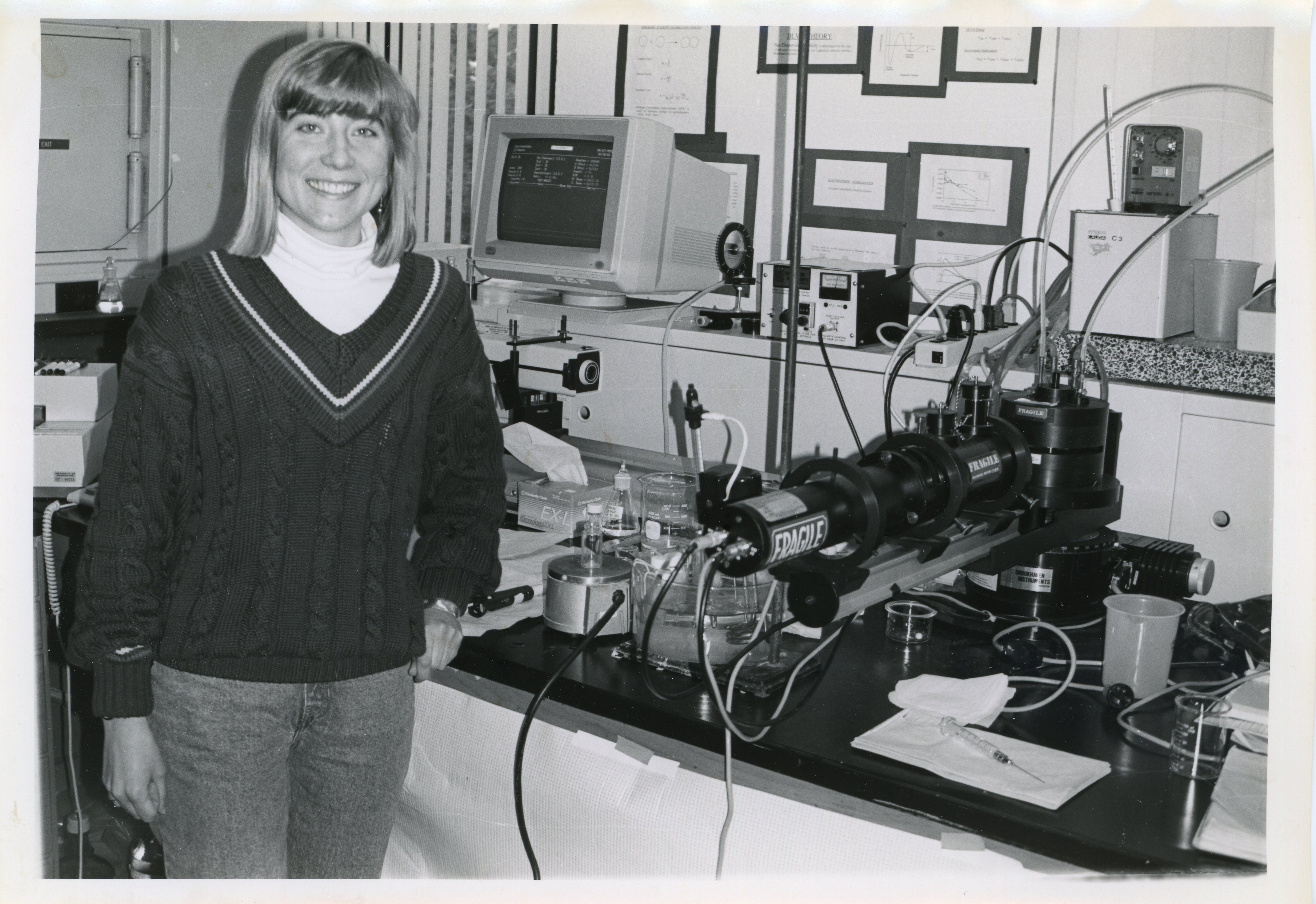 Jill Seebergh in the Berg Lab in the 1990s.