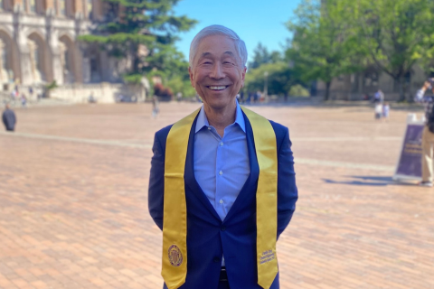 Camillo Cheng visiting UW campus