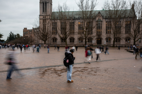 UW Campus red square